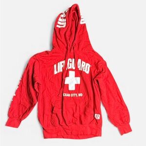 Red Lifeguard Hoodie